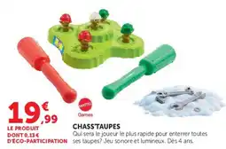 Hyper U Mattel games chass'taupes offre
