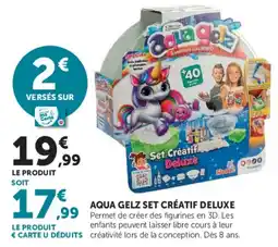 Hyper U Aqua Gelz Set Créatif Deluxe offre