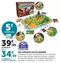 Hyper U SPIN MASTER GAMES JUMANJI L'ILE DU DANGER offre