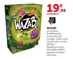 Hyper U GiGamic WAZABI offre