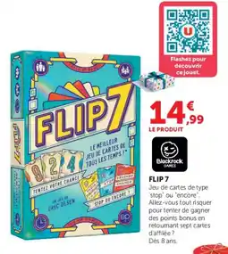 Hyper U Blackrock Games FLIP 7 offre