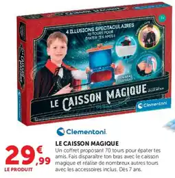 Hyper U Clementoni LE CAISSON MAGIQUE offre