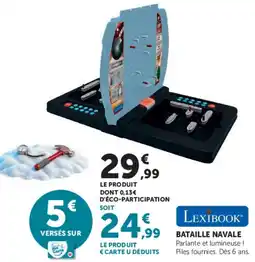 Hyper U LEXIBOOK BATAILLE NAVALE offre