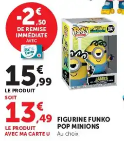 Hyper U FUNKO POP MINIONS offre
