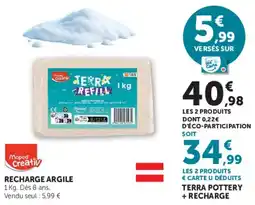 Hyper U Maped Creativ RECHARGE ARGILE offre