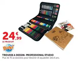 Hyper U Buki TROUSSE A DESSIN- PROFESSIONAL STUDIO offre