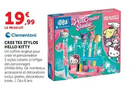 Hyper U Clementoni PenCreator Studio Hello Kitty offre