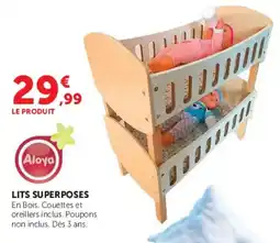 Hyper U Aloya Lits superposés offre