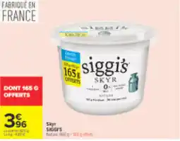 Carrefour siggi's Skyr offre