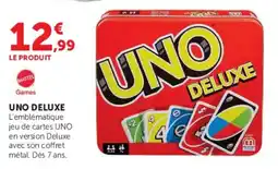 Hyper U MATTEL Games UNO DELUXE offre