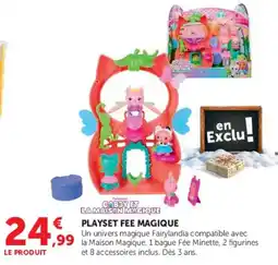 Hyper U Gabby et la Maison Magique Playset Fée Magique offre