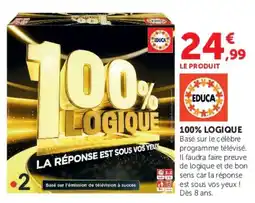 Hyper U EDUCA 100% LOGIQUE offre