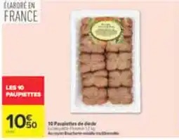 Carrefour Paupiette offre