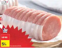 Carrefour Le Porc Français Porc : longe sans os à rôtir offre