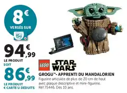 Hyper U LEGO GROGU™- APPRENTI DU MANDALORIEN offre