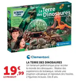 Hyper U Clementoni La Terre des Dinosaures offre