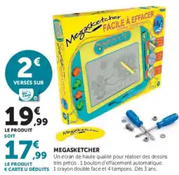 Hyper U Megasketcher Megasketcher offre