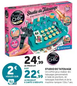 Hyper U Crazy CHIC Studio de Tatouage offre