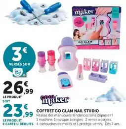 Hyper U COOL MAKER COFFRET GO GLAM NAIL STUDIO offre
