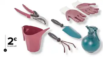 Carrefour Foire petits outils de jardin offre