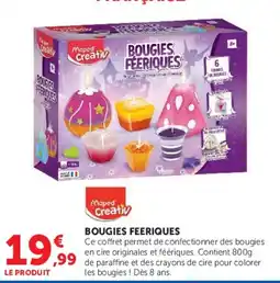Hyper U Maped Creativ BOUGIES FEERIQUES offre