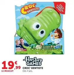 Hyper U Hasbro Games Croc' Dentiste offre