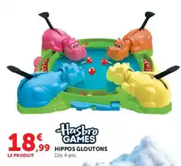 Hyper U Hasbro Games Hippos Gloutons offre