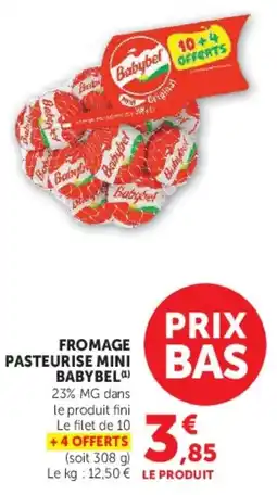 Hyper U Babybel Fromage pasteurise mini offre