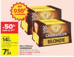 Carrefour GRIMBERGEN Blonde offre