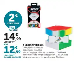 Hyper U RUBIK'S SPEED 3X3 offre