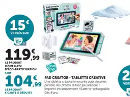 Hyper U Canal Toys PAD CREATOR offre