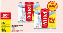 Carrefour Vittel Eau minérale naturelle offre