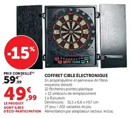 Hyper U COFFRET CIBLE ÉLECTRONIQUE offre