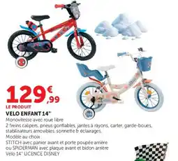 Hyper U STITCH VÉLO ENFANT 14" offre