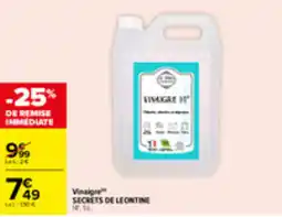 Carrefour SECRETS DE LEONTINE Vinaigre(d) offre