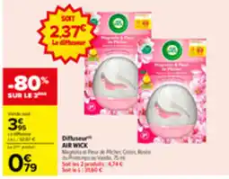 Carrefour AIR WICK Diffuseur offre