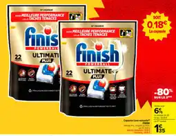 Carrefour Finish Capsules Lave-vaisselle offre