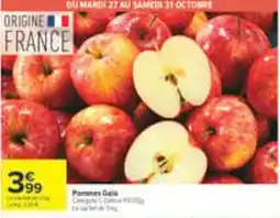 Carrefour Pommes Gala offre
