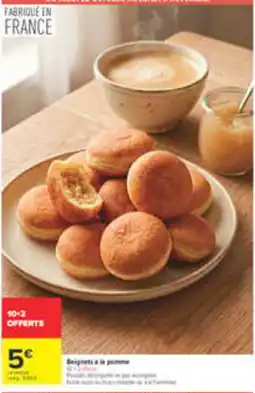 Carrefour Beignets à la pomme offre