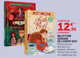 Hyper U Éditions Auzou Romance ou énigmes offre