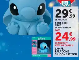 Hyper U Stitch Lampe Paladone Silicone Stitch offre