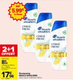 Carrefour head & shoulders Shampooing offre