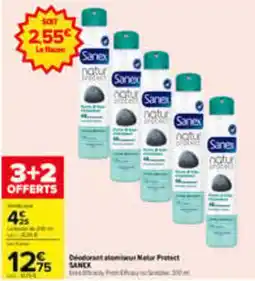 Carrefour Sanex Déodorant atomiseur Natur Protect offre
