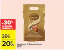 Carrefour LINDT Assortiment de Chocolats Lindor offre