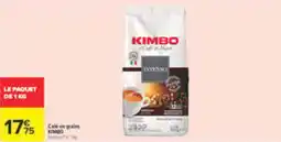 Carrefour KIMBO Café en grains offre