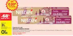 Carrefour NESCAFE Farmers Origins offre