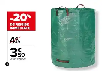 Carrefour Sac de jardin 272 L offre