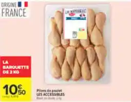 Carrefour LES ACCESSIBLES Pilons de poulet offre