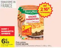 Carrefour FLEURY MICHON Hachis Parmentier offre