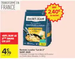 Carrefour SAINT JEAN Raviolés à poêler offre